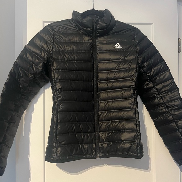 Adidas Black Puffer Coat Size Medium - Picture 1 of 7